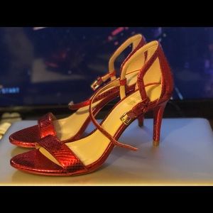 Michael Kors Metallic Heels